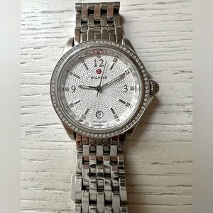 SALE!!! Authentic Michele Belmore diamond watch